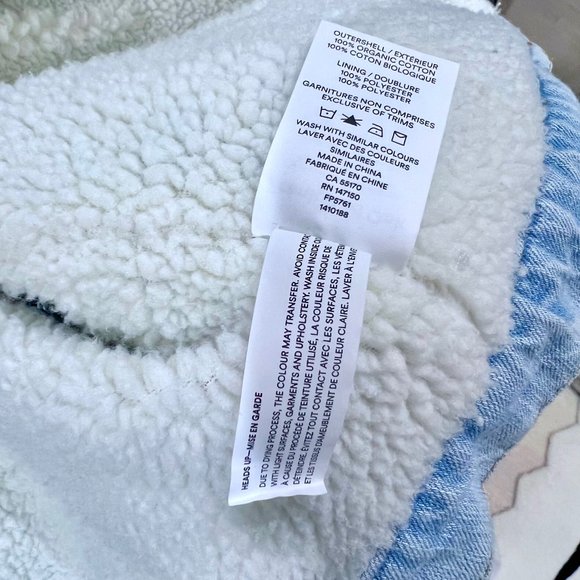 Frank & Oak Fleece Sherpa Lined Denim Jacket - Picture 8 of 9